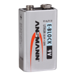 Napájecí lithiová baterie, 9 V/1200 mAh