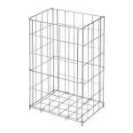 Drátěný koš, rozměr 270 x 290 x 390 mm, černý