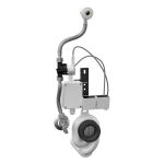 Radarový splachovač na liště pro pisoár Selnova S, 230 V AC