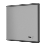 Časový spínač splachování s ventilem, matný, 230 V AC