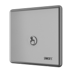 Splachovač WC na tlakovou vodu s piezo tlačítkem, matný, 24 V DC