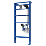 Automatický nerezový nástěnný dávkovač mýdla včetně montážního rámu SLR 24, nádržka na mýdlo 1 l, černý, 230 V AC