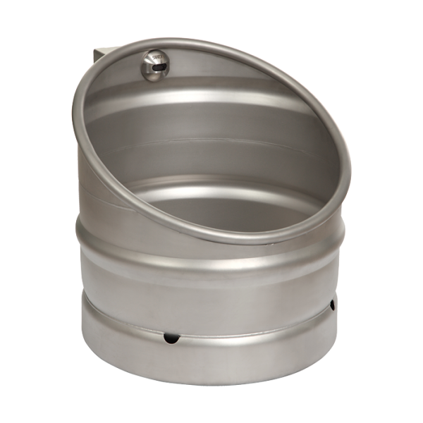 Nerezový pisoár KEG s integrovaným automatickým splachovačem s elektronikou ALS, 6 V