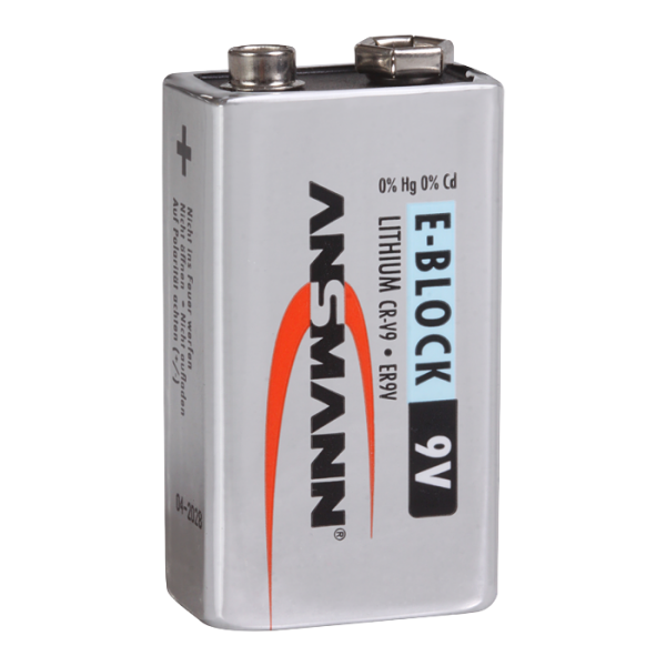 Napájecí lithiová baterie, 9 V/1200 mAh