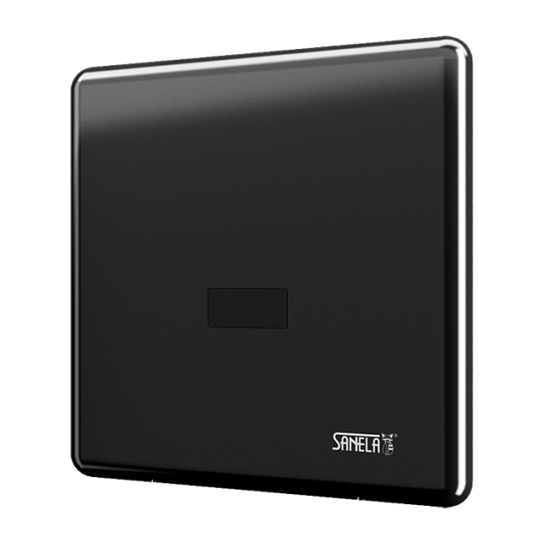 Automatické ovládání sprchy s elektronikou ALS pro jednu vodu, černé, 24 V DC