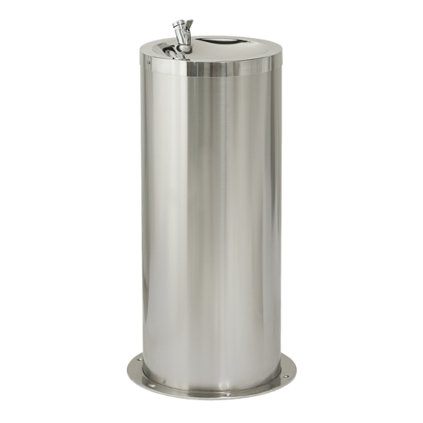 Nerezová pitná fontána pro postavení do prostoru