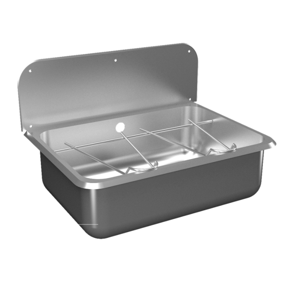 Nerezová nástěnná výlevka