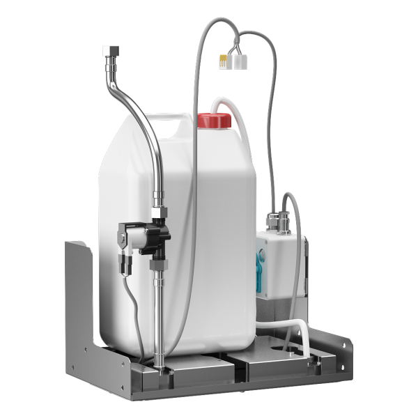 Automatická nástěnná baterie s dávkovačem mýdla pro umístění za zrcadlo, 24 V DC