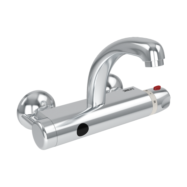 Automatická nástěnná termostatická baterie s elektronikou ALS, rozteč 100 mm, 24 V DC