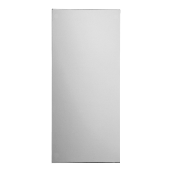 Nerezové antivandalové zrcadlo k nalepení (900 x 400 mm)