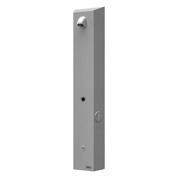 Nerezový sprchový nástěnný žetonový panel pro jednu vodu, 24 V DC