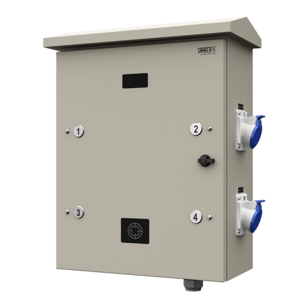 Platební automat pro měření spotřeby elektrické energie RFID, 230 V AC, CEE zásuvky