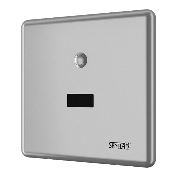 Automatický splachovač WC s elektronikou ALS na tlakovou vodu, matný, 24 V DC