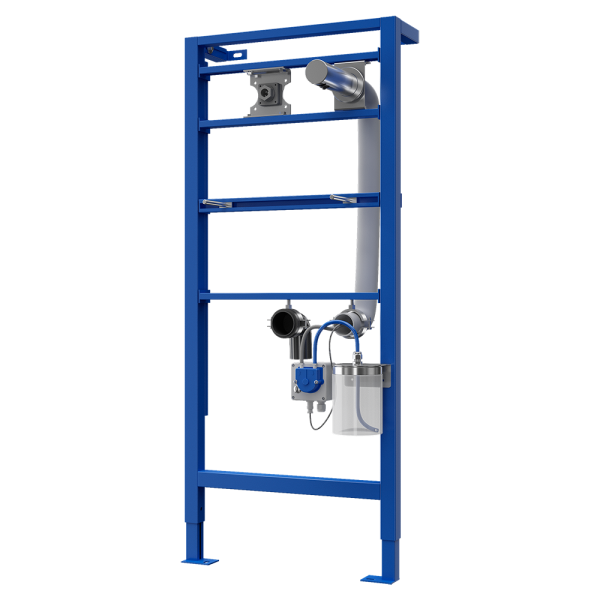 Automatický nerezový nástěnný dávkovač mýdla včetně montážního rámu SLR 24, nádržka na mýdlo 1 l, 230 V AC
